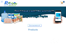 Tablet Screenshot of payatdoor.com